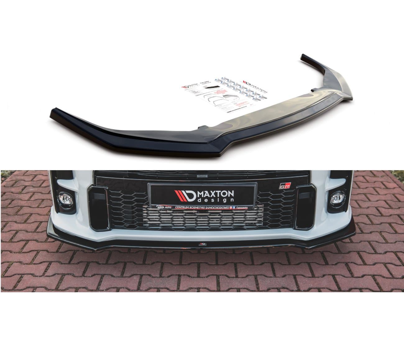 TOYOTA GR YARIS -04.2024 - MAXTON DESIGN CUP SPOILERLIPPE V.1 (DTC) – Maxton Design