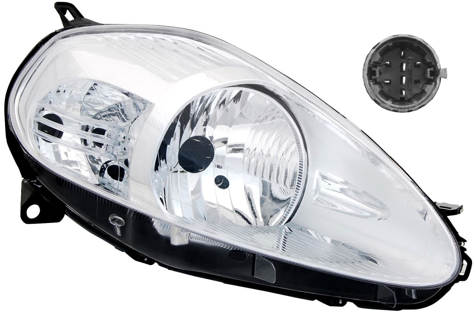 FIAT GRANDE PUNTO - HALOGEN SCHEINWERFER RECHTE SEITE, BEIFAHRERSEITE
