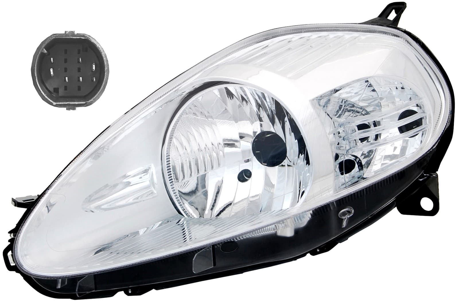 FIAT GRANDE PUNTO - HALOGEN SCHEINWERFER LINKE SEITE, FAHRERSEITE