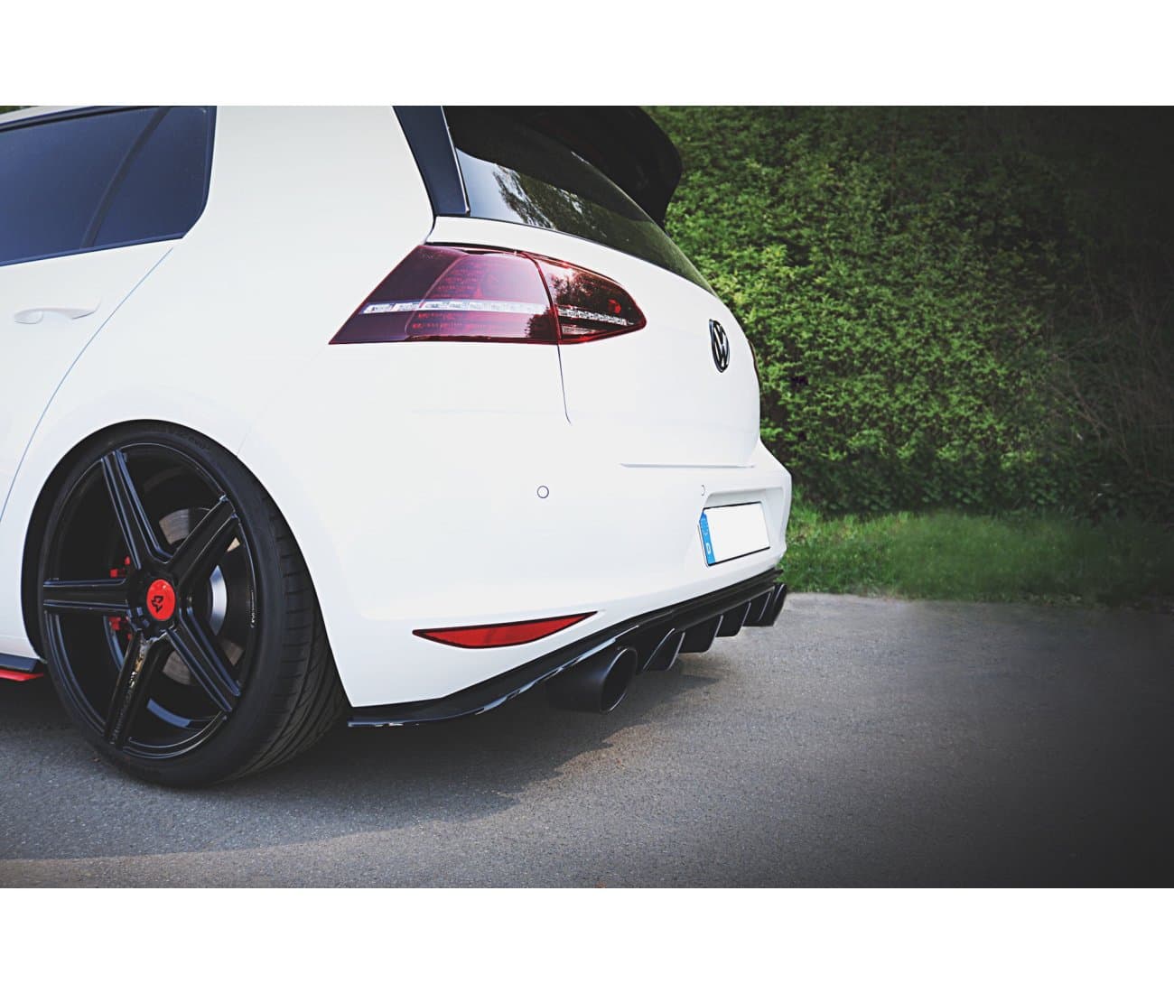 VW GOLF 7 GTI CLUBSPORT - MAXTON DESIGN HECK DIFFUSOR ANSATZ ADD-ON