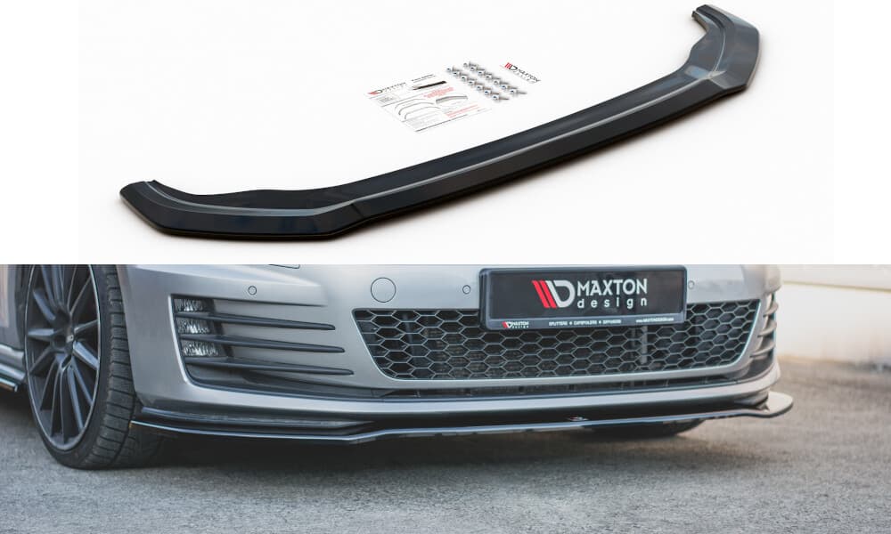 VW GOLF 7 GTI - MAXTON DESIGN FRONTSPOILER LIPPE V.2 (DTC)