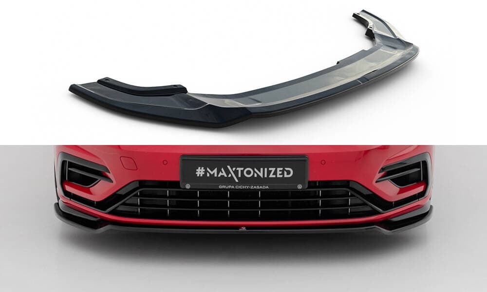 VW GOLF 7.5 R - MAXTON DESIGN FRONTSPOILER LIPPE (GLANZ) (DTC) V.3 – Maxton Design