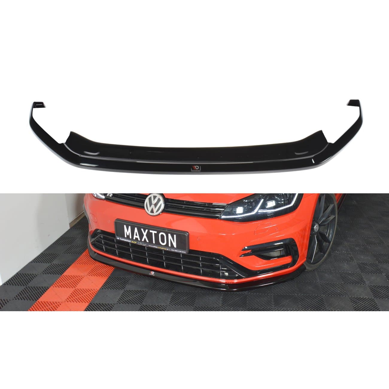 VW GOLF 7.5 R - MAXTON DESIGN FRONTSPOILER LIPPE