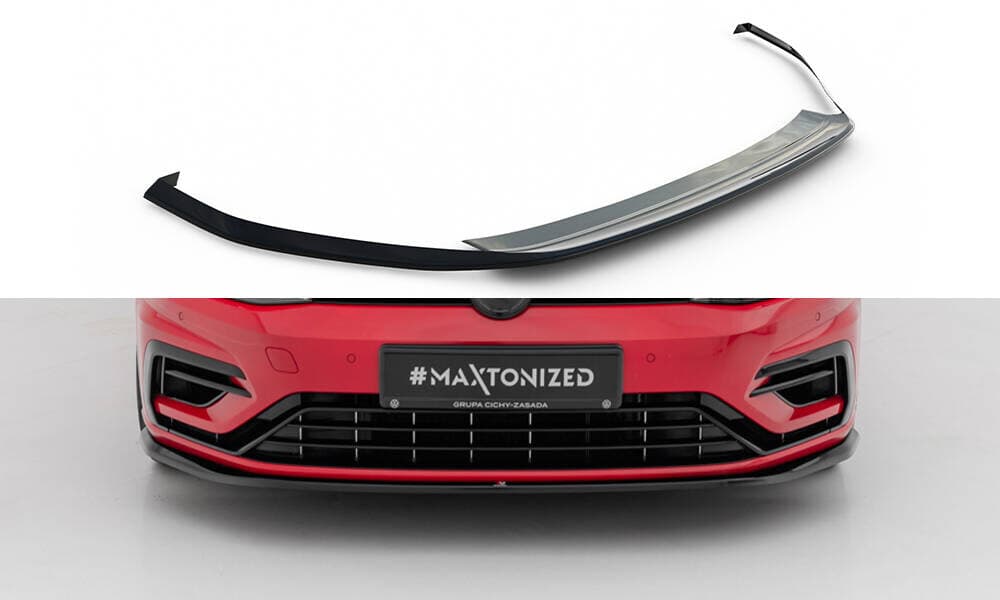 VW GOLF 7.5 R - MAXTON DESIGN FRONTSPOILER LIPPE (GLANZ) (DTC) V.7 – Maxton Design