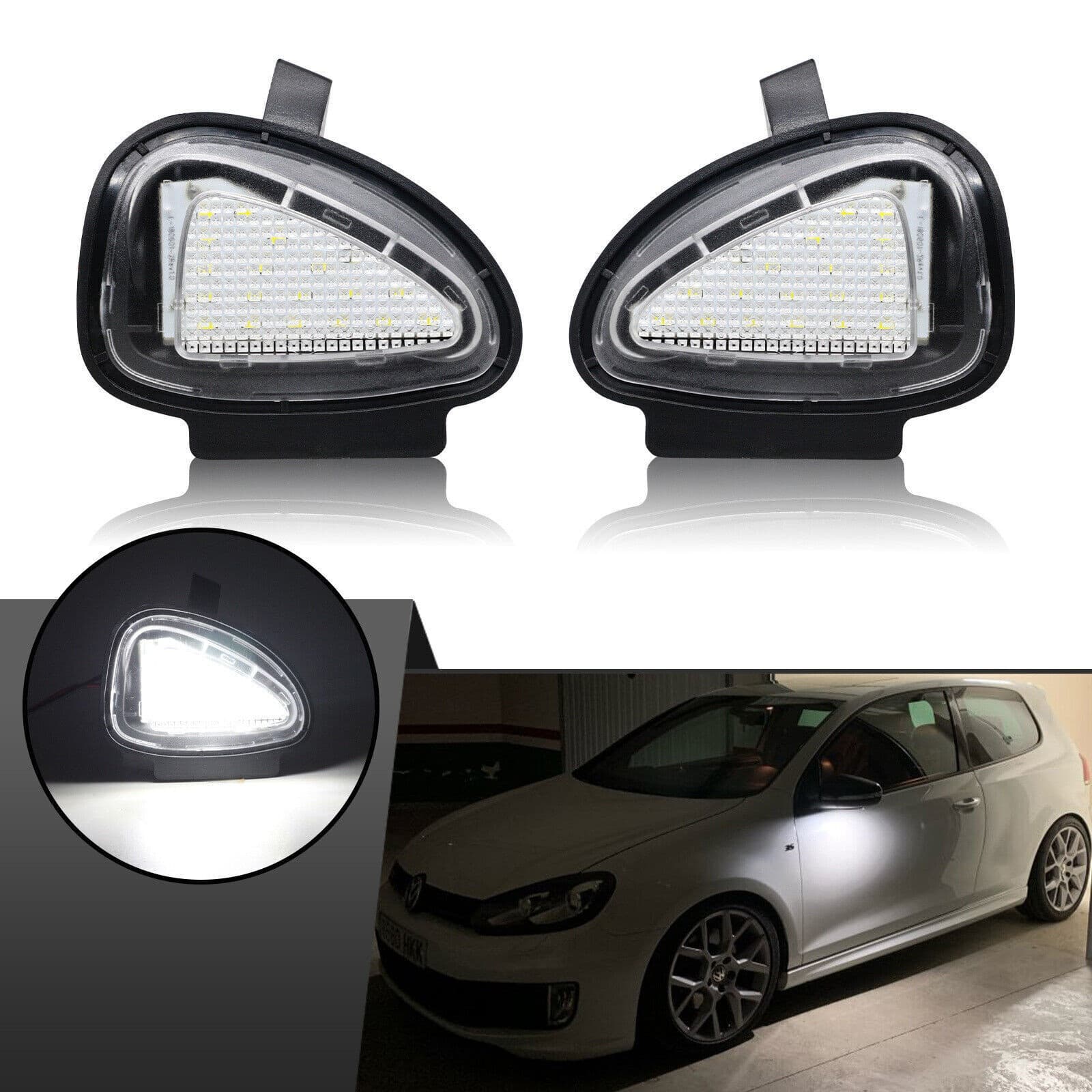 VW GOLF 6 - LED SPIEGELBELEUCHTUNG