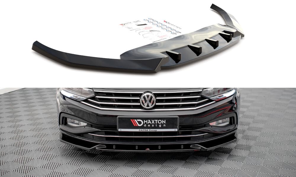 VW PASSAT 2019+ - MAXTON DESIGN FRONTSPOILER LIPPE V.2