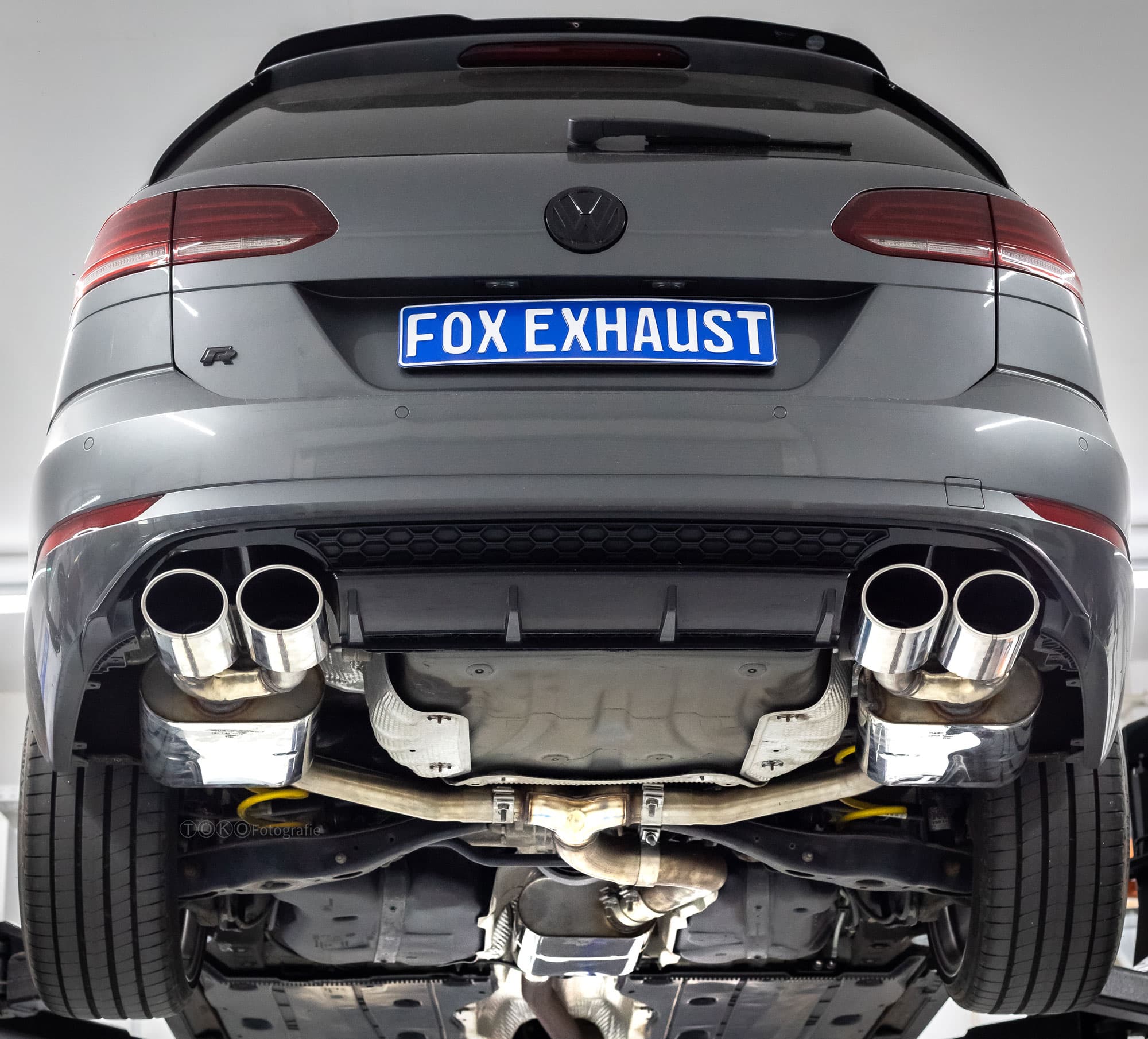 VW GOLF 7 R VARIANT FACELIFT - FOX DUPLEX SPORTAUSPUFF ANLAGE AB KAT