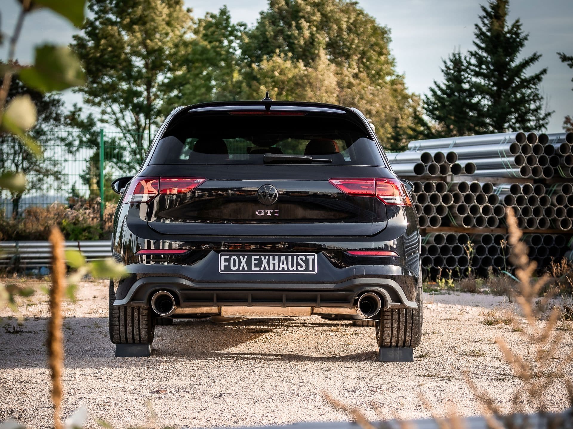 VW GOLF 8 GTI CLUBSPORT - FOX DUPLEX SPORTAUSPUFF ANLAGE AB OPF Ø 80MM – Fox