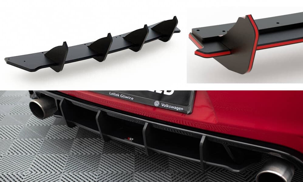 VW GOLF 6 GTI - MAXTON DESIGN STREET PRO DIFFUSOR HECK ANSATZ – Maxton Design