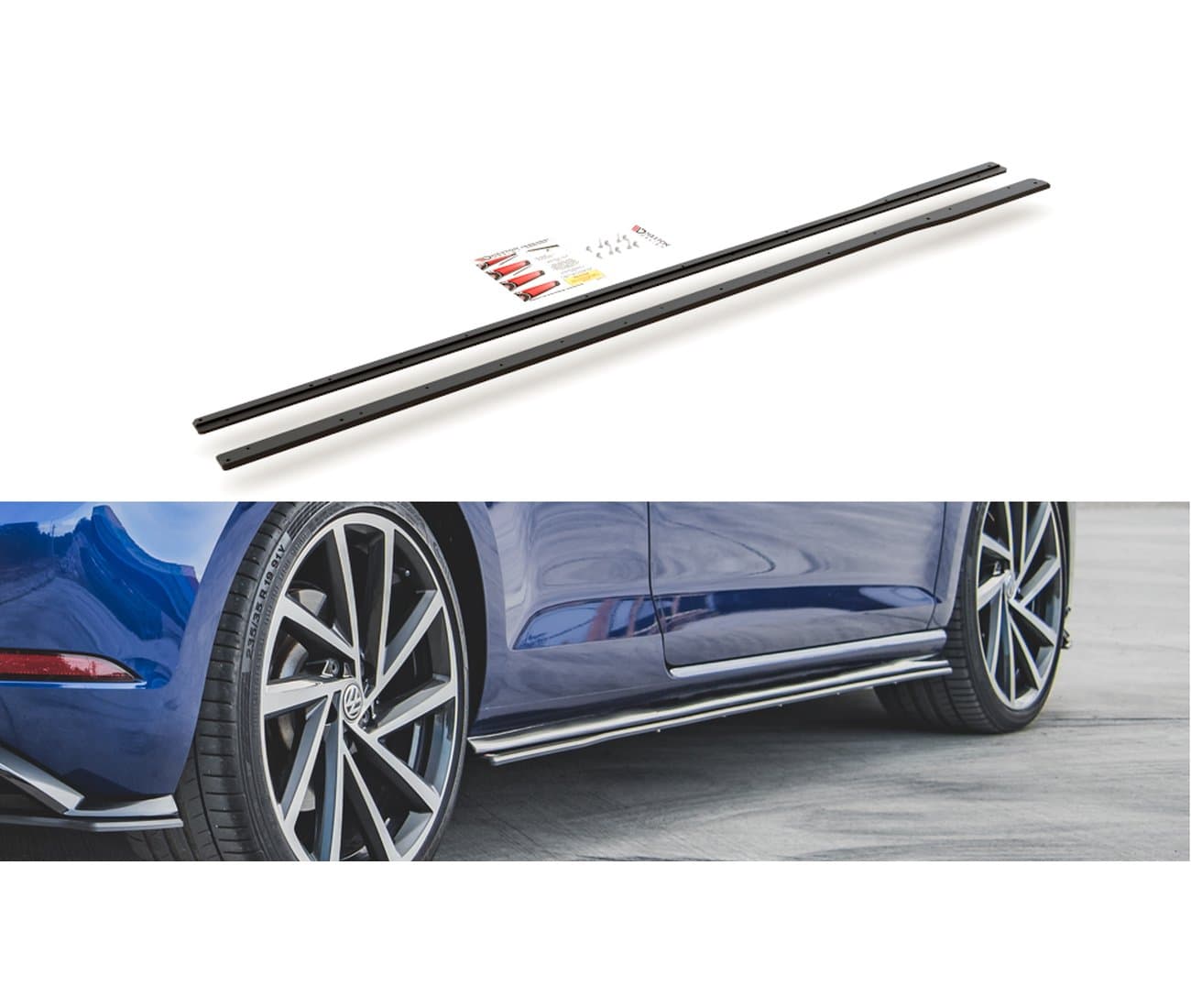 VW GOLF 7.5 R-LINE - MAXTON DESIGN SEITENSCHWELLER ANSATZ – Maxton Design