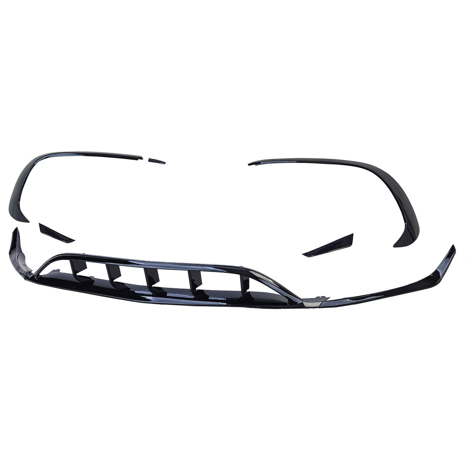 MERCEDES A-KLASSE AMG LINE - FRONT SPOILER AERO KIT (7PCS) V.2