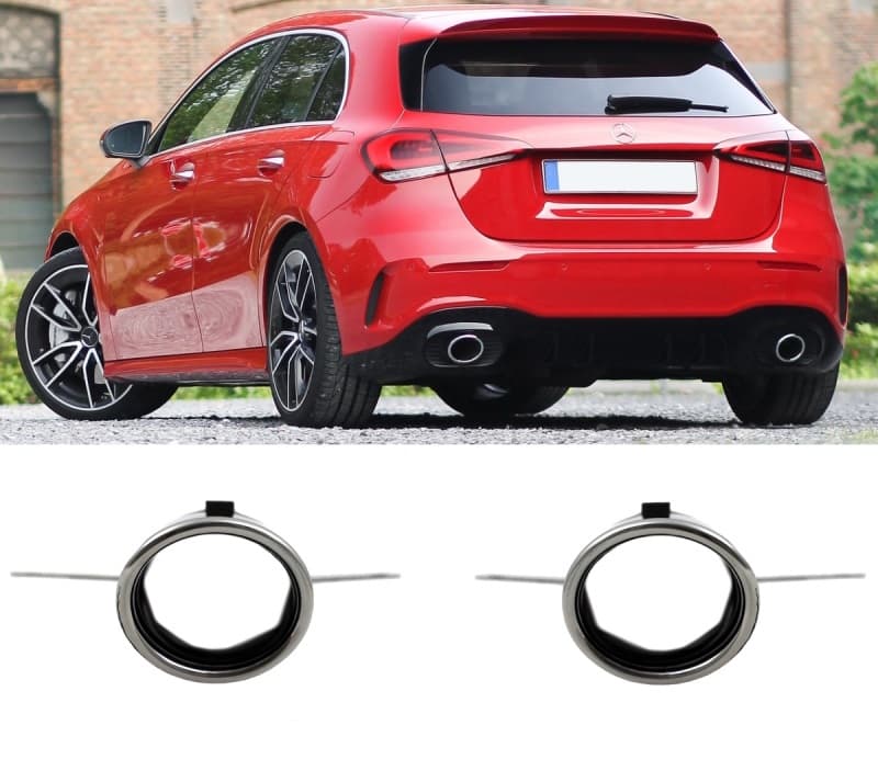 MERCEDES A35 AMG OPTIK AUSPUFFBLENDEN V.1