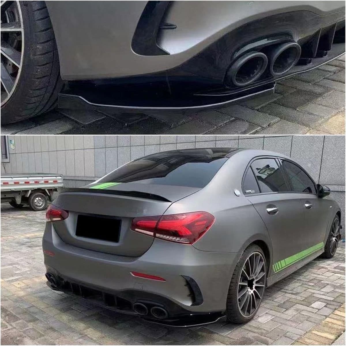 MERCEDES A35 AMG - HECK DIFFUSOR SIDE FLAPS