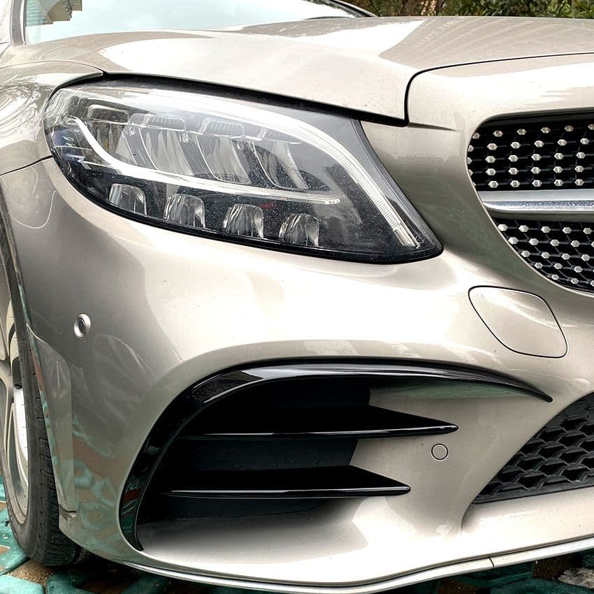 MERCEDES C-KLASSE - SPOILER AERO FLAPS FLICS FRONT STOSSSTANGE