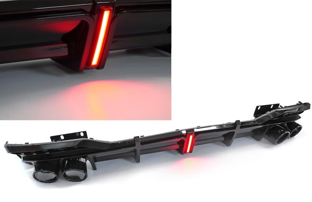 AUDI A5 FACELIFT - HECK DIFFUSOR RS5 OPTIK & LED V.6