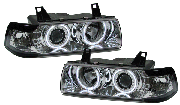 BMW E36 COUPE - CCFL ANGEL EYES SCHEINWERFER