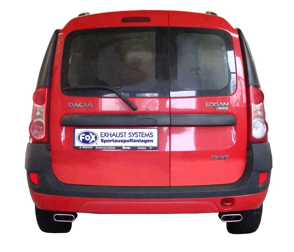 DACIA LOGAN - FOX DUPLEX SPORTAUSPUFF