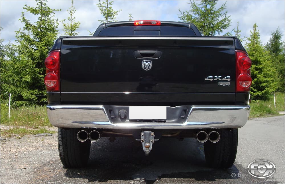 DODGE RAM 1500 - FOX HALBAUSPUFFANLAGE AB KATALYSATOR