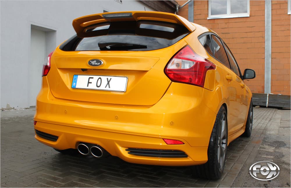 FORD FOCUS ST - FOX SPORTAUSPUFF MITTIG – Fox