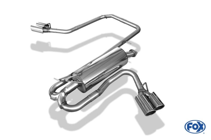 FORD RANGER 4X4 - FOX HALBAUSPUFFANLAGE AB KATALYSATOR SIDEPIPE – Fox