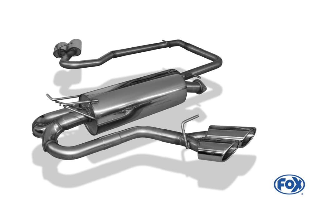 FORD RANGER 4X4 - FOX HALBAUSPUFFANLAGE AB KATALYSATOR SIDEPIPE – Fox
