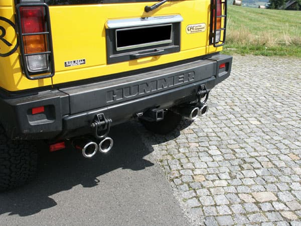 HUMMER H2 - FOX DUPLEX HALBAUSPUFFANLAGE AB KATALYSATOR