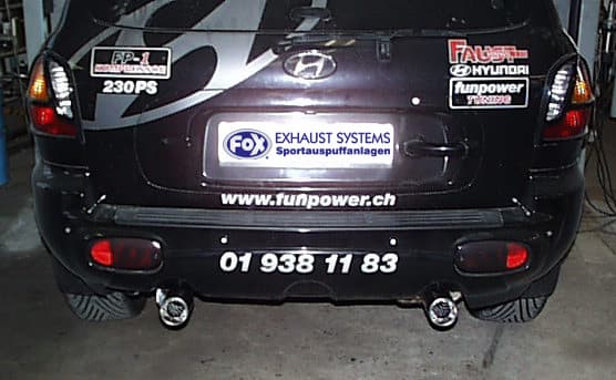 HYUNDAI SANTA FE - FOX DUPLEX SPORTAUSPUFF – Fox