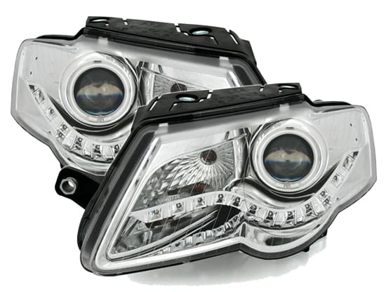VW PASSAT - LED SCHEINWERFER INKL. CCFL ANGEL EYES