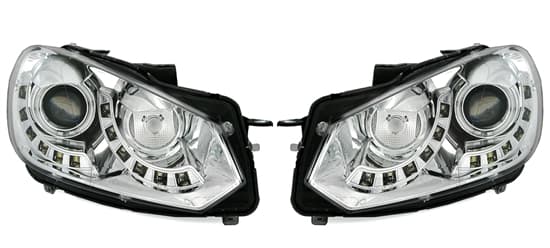 VW GOLF 6 - TAGFAHRLICHT SCHEINWERFER
