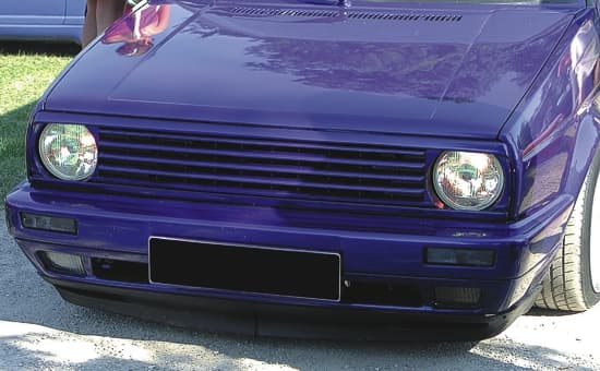 VW GOLF 2 - GRILLSPOILER