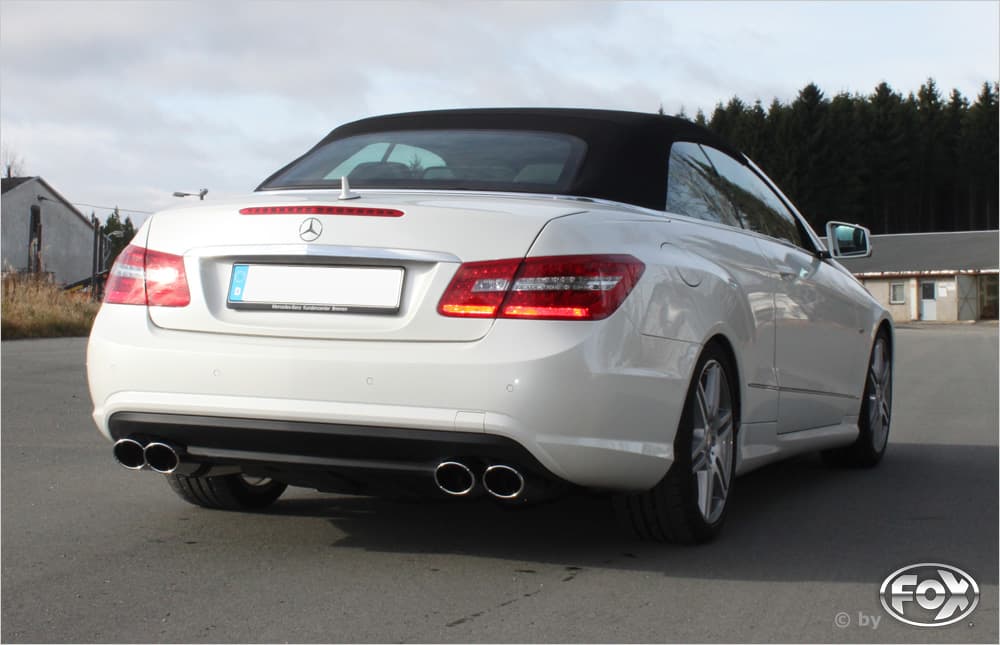 MERCEDES E-KLASSE CABRIO - FOX DUPLEX SPORTAUSPUFF – Fox