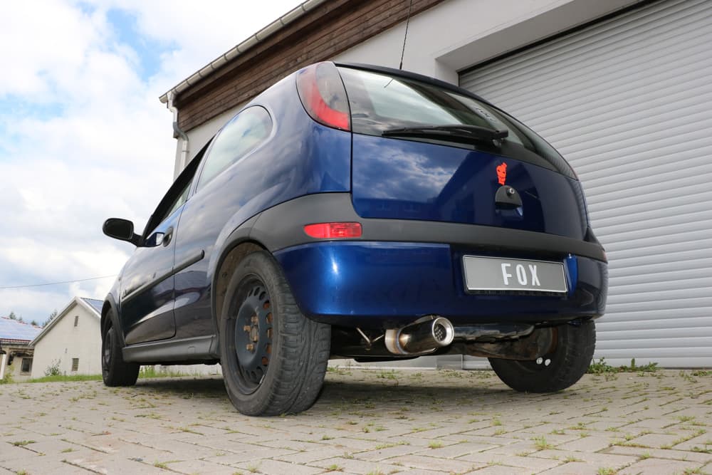OPEL CORSA C - FOX SPORTAUSPUFF – Fox