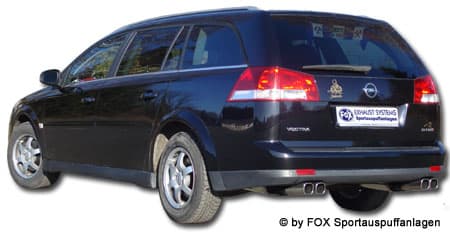 OPEL VECTRA C CARAVAN - FOX DUPLEX SPORTAUSPUFF – Fox