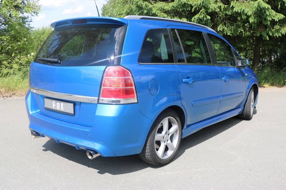 OPEL ZAFIRA B OPC - FOX DUPLEX SPORTAUSPUFF – Fox