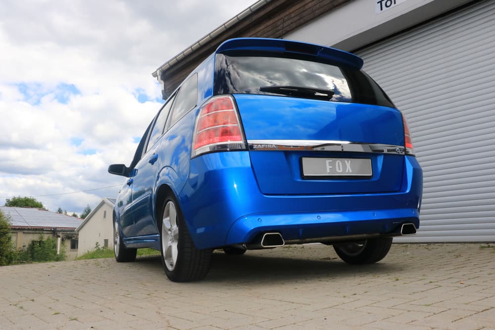 OPEL ZAFIRA B OPC - FOX DUPLEX SPORTAUSPUFF – Fox
