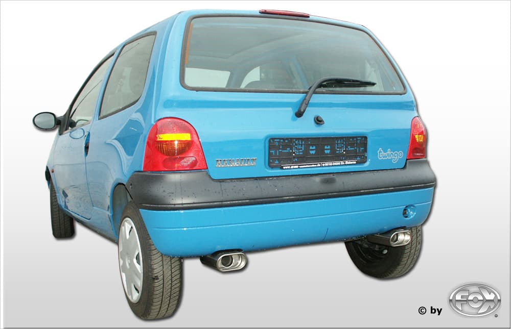 RENAULT TWINGO - FOX HALBAUSPUFFANLAGE AB KATALYSATOR – Fox
