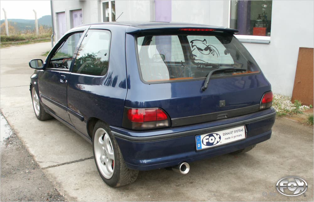 RENAULT CLIO 1 - FOX SPORTAUSPUFF – Fox