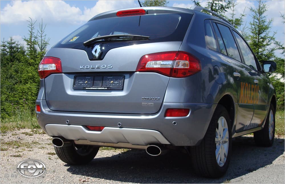 RENAULT KOLEOS - FOX DUPLEX SPORTAUSPUFF QUER – Fox