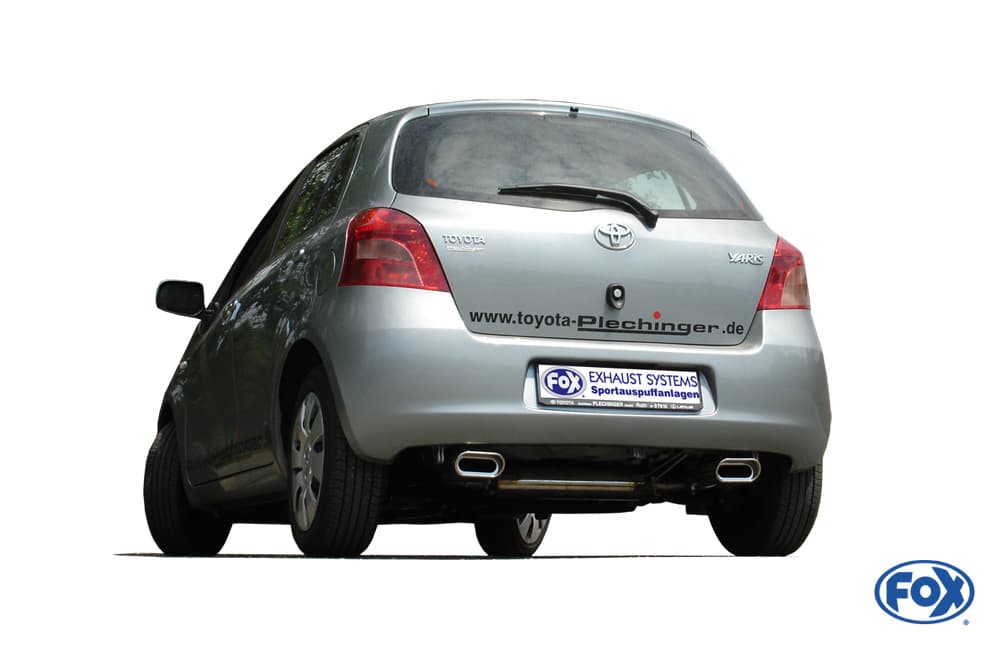 TOYOTA YARIS XP9F - FOX DUPLEX SPORTAUSPUFF QUER – Fox