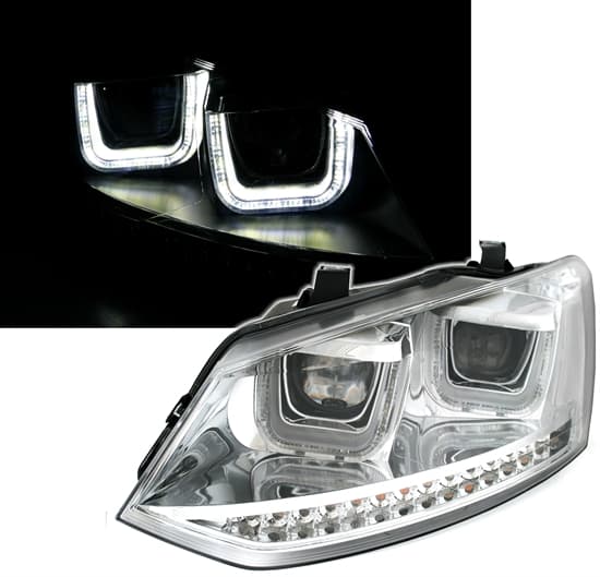 VW POLO - LED ANGEL EYES SCHEINWERFER